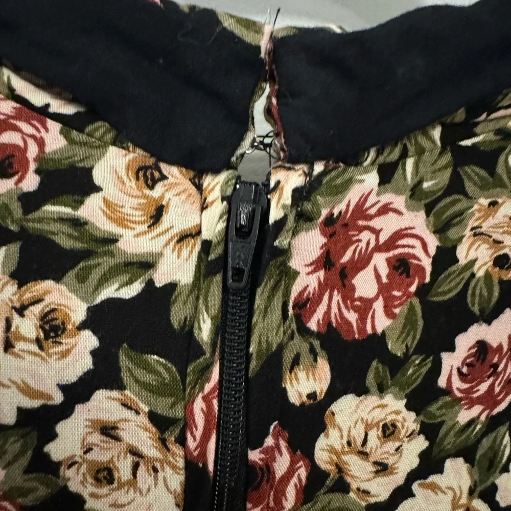 Short Sleeve Floral Jumpsuit Size 10